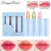 3Pcs/Pack Thermochromic Jelly Color-Changing Lipstick Set Hydrating, Moisturizing & Long-Learing Sheer Lip Gloss