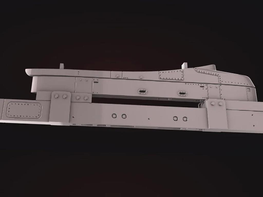 Barracuda Studios Сухой Fencer ВВС Украины Пилоны Storm Shadow Пластиковые детали модели BRAR72540 1/72 Су-24 (2 куска) (Самолет)
