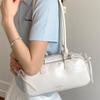 2025 new niche ballet style bow underarm baguette bag women's foreign style simple commuter portable shoulder bag