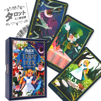 Дисней Алиса в Стране чудес Английское Таро Чтение Японские Инструкции Аутентичный Продукт Таро, Версия, Инструкции, Включены,