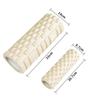 Gruper Foam Roller Fascia Release Set of 2 Large and Small Fascia Roller Stretch Roller Grid Foam Roller (Off White)
