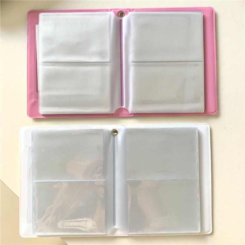 Creative Design Rainbow Mini Photo Album with 20 Pages Storage Sweet 3 Inch Kpop Photocard Album for Couple Friends Gift 2025