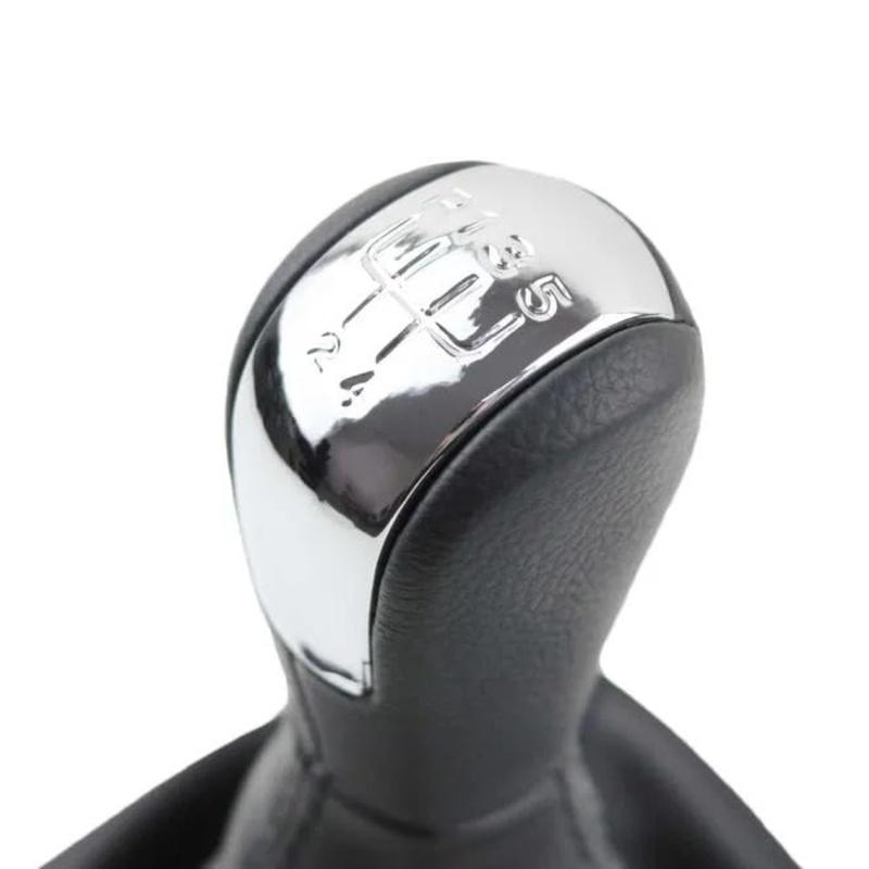Комплект из хромированной ручки КПП и пыльника для Skoda Octavia 2 Модельные годы 2004-2013 Совместим с МКПП
