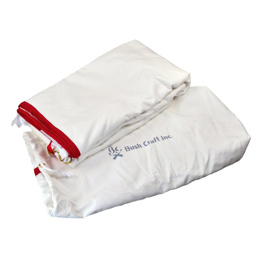 Bush Craft 3x3 Campfire Tarp, White, 02-06-tent-0016