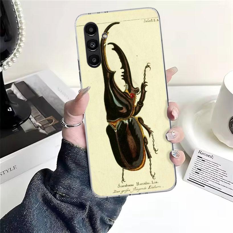 Научный чехол для телефона «Насекомые и пчелы» для Samsung Galaxy A13 A14 A15 A16 A17 A53 A54 A55 A56 A57 A33 A34 A35 A36 A37 A23