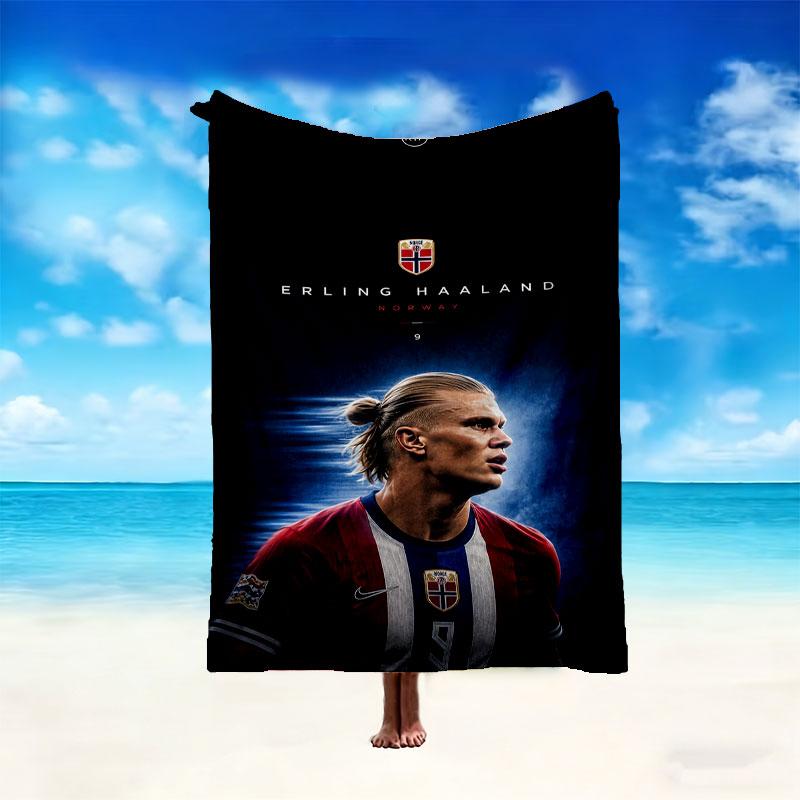 1pc Snug Erling Haaland Blanket, Lightweight & Durable Print Blanket, Perfect for Home, Couch, Bed, Picnic, Travel, Office