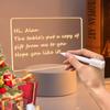 DIY Luminous Message Board 3D Night Light - Acrylic Erasable Writing Board
