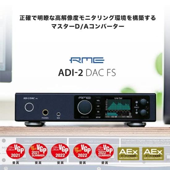 RME DAC FS USB DAC Converter Headphone Amplifier USB Audio Interface PCM Compatible with SPDIF Input Year Warranty ADI-2 32bit/768kHz DSD11.2MHz