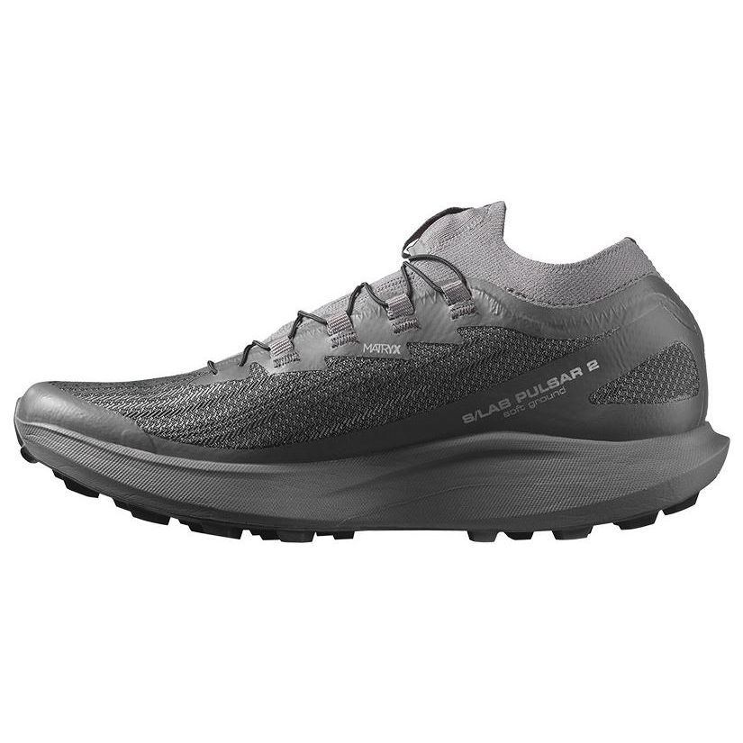 SALOMON Lab Pulsar 2 Lightweight Low-Cut Trail Running Shoes Unisex Sneakers Gray 471709