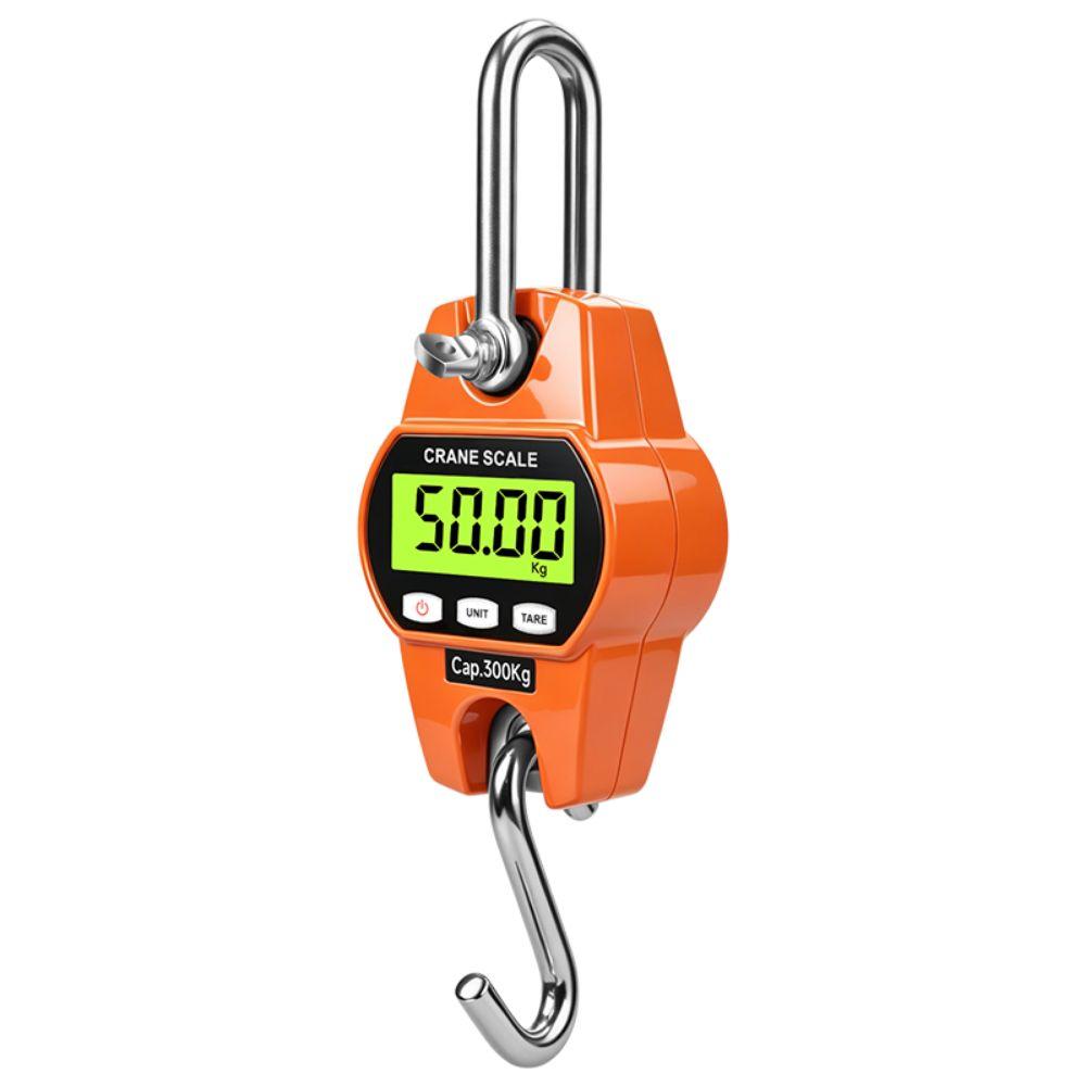 300/500KG Digital Hanging Scale Aluminum Shell Crane Scale Electronic Hook Scale Port