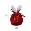 Bunny Ears Wedding Candy Bags Easter Rabbit Gift Packing Bags New Jewelry Organizer  Birthday Party