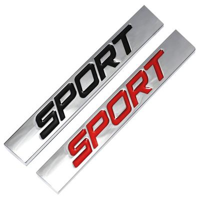 Спортивный автомобиль-Стайлинг автомобиля, металлическая эмблема, наклейка на бампер, значок, украшение