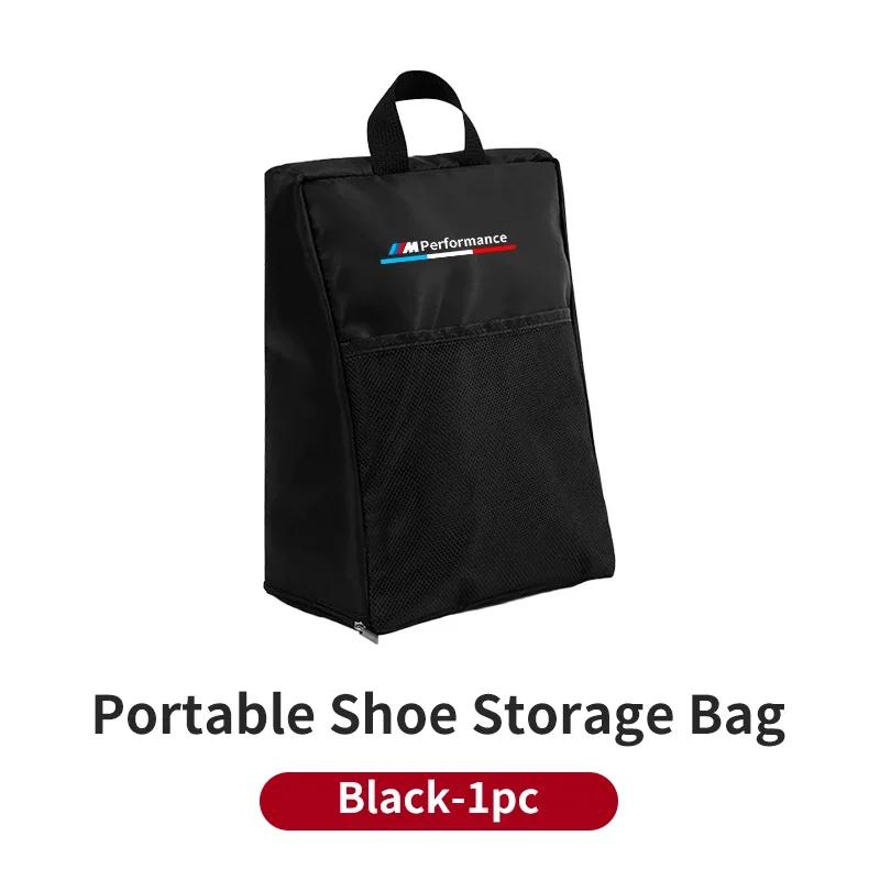 BIFL6 Hot Car Label Sneaker Organiser Portable Shoe Oxford Cloth Storage Bag Travel Accessories For BMW E46 E90 E60 F10 E39 F30 E