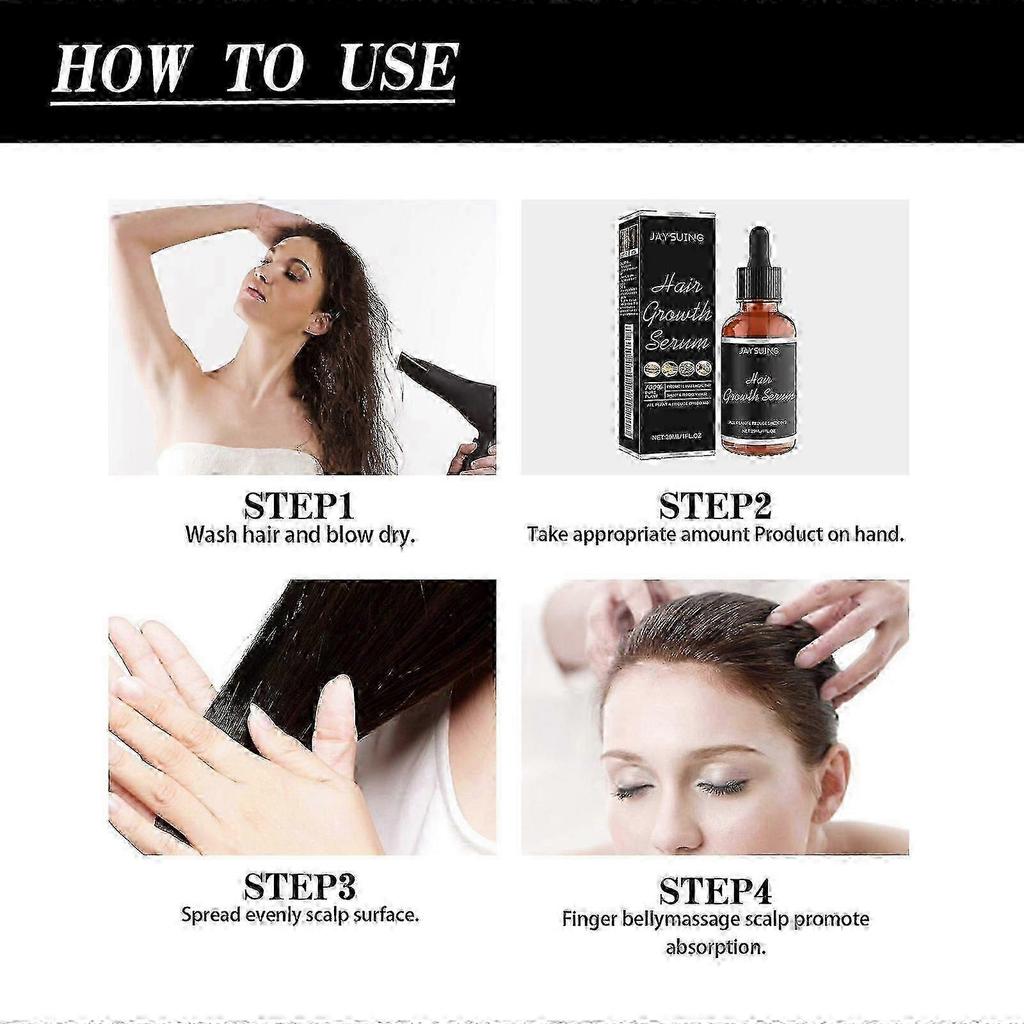 Jaysuing Hair Essence for Deep Root Moisturising and Nourishment, Promotes Healthy, Shiny Hair with Daily Care