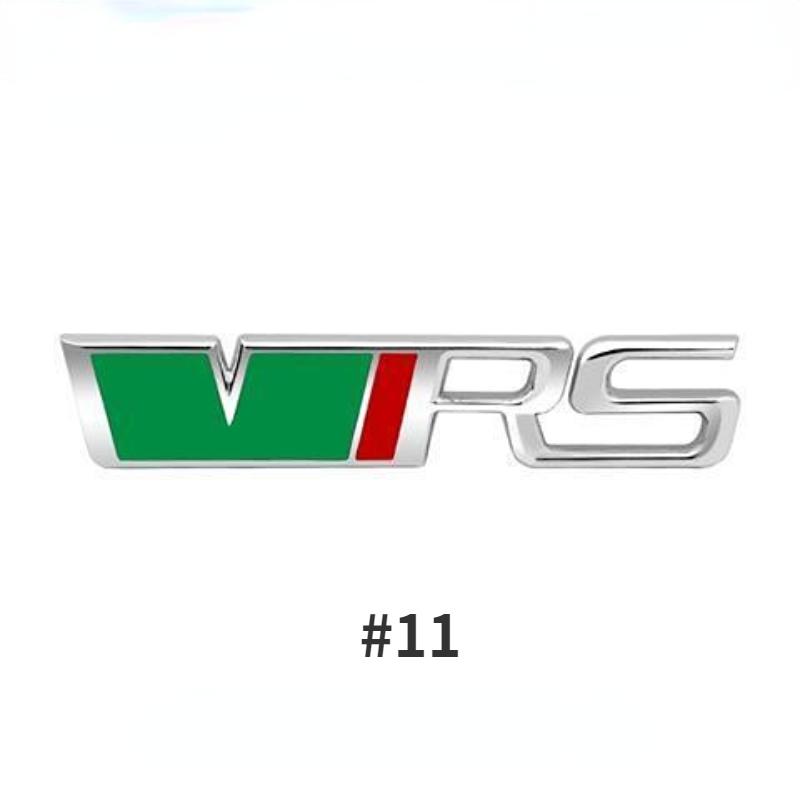 Модификация автомобиля VRS Металлическая наклейка для автомобиля Автомобиль в сети Стандартный трехмерный хвост кузова Стандартные декоративные аксессуары Декоративные наклейки
