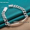 West Lake Silver Curved Column Bracelet for Women
