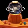 Crystal Ball Night Light with LED Base | 3D Rotating Solar System Globe | Decorative Ambient Lamp for Bedroom, Office & Gifts
