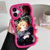 Jujutsu Kaisen Nobara Mobile Phone Case for iPhone 17 16 15 14 13 12 11 Air Pro Max Plus Wavy Edge TPU Colorful Cover Luxury