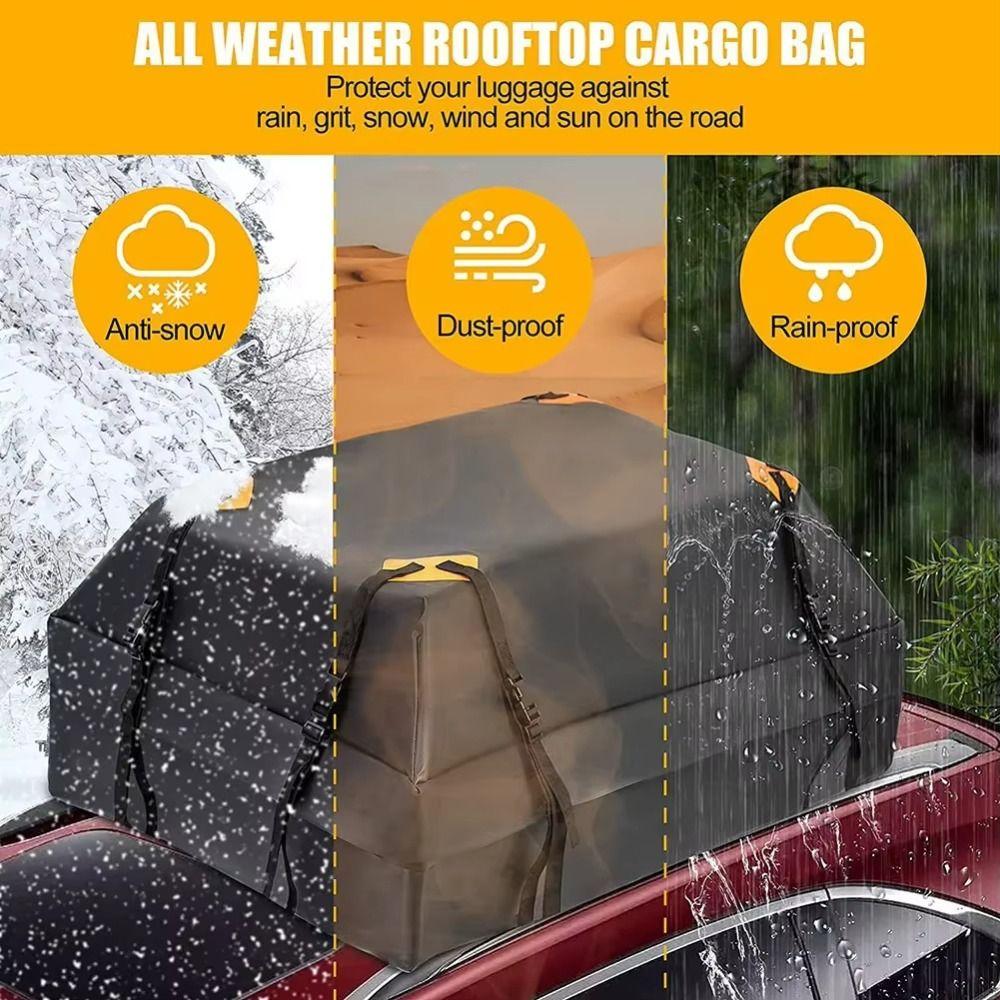 Durable Material Waterproof Cargo Container Foldable Design Car Roof Cargo Bag Cargo Carrier
