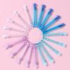 10/20pcs Bubble Tube Toy Snowflake Crown Bow Wand Tube Empty Bottle Baby Shower Wedding Birthday Party Decor Xmas Gifts for Kids