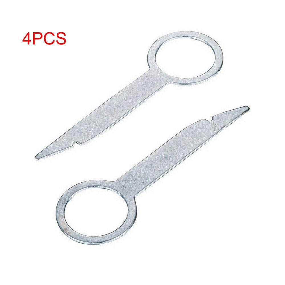 4 инструмента для удаления автомобильного радиоприемника 8 см для булавок Ford A3 A4