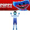 Poppy Playtime Хагги Вагги Папа Косплей Комбинезоны Маска Костюм для вечеринки Наряды Идеально подходят для косплей-вечеринок и Хэллоуина!