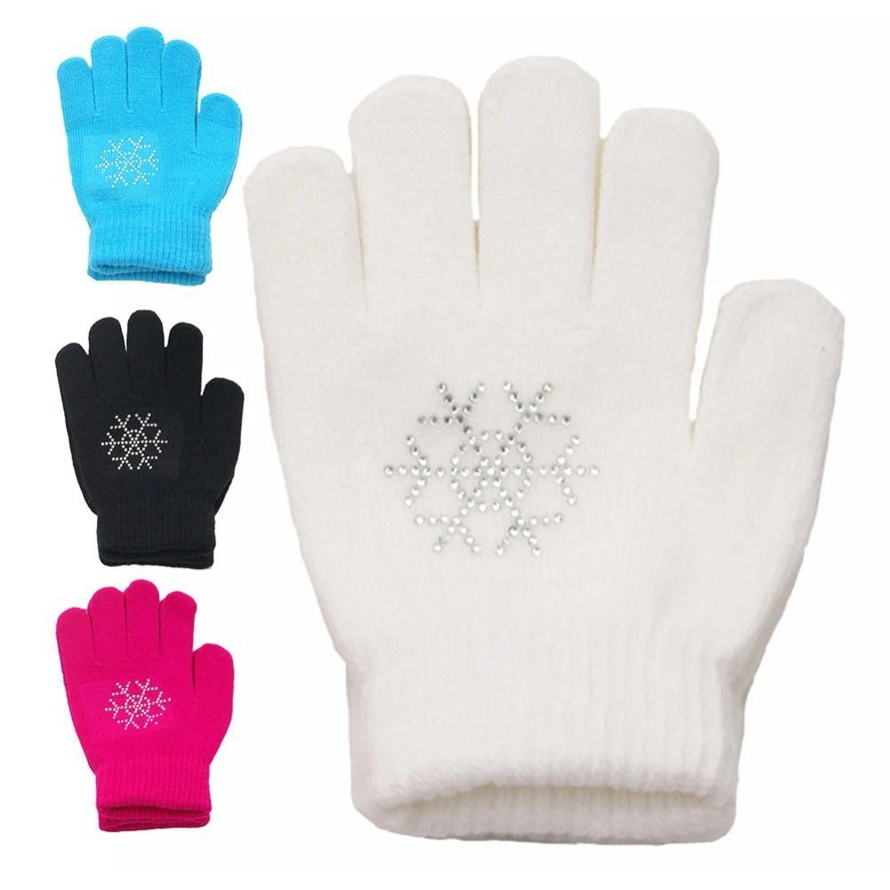 Non-Slip Skating Gloves Winter Warm Kids Skating Mittens Figure Skating Gloves  Ice Sports