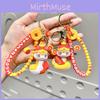 Adorable Snake Baby Keyring Lovely Silicone Snake Year Pendant Perfect New Year Gift