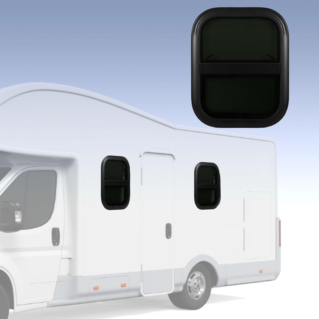 Раздвижные окна для автофургона с экраном 440 мм В 390 мм Ш Тонированное закаленное стекло Водонепроницаемое для автодома-трейлера