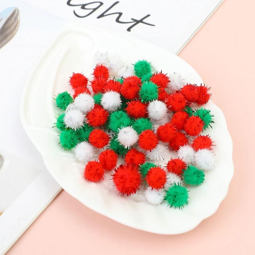 10-30mm Xmas Tree Decorative Ball Brightly Colored Christmas Craft Supplies Christmas
