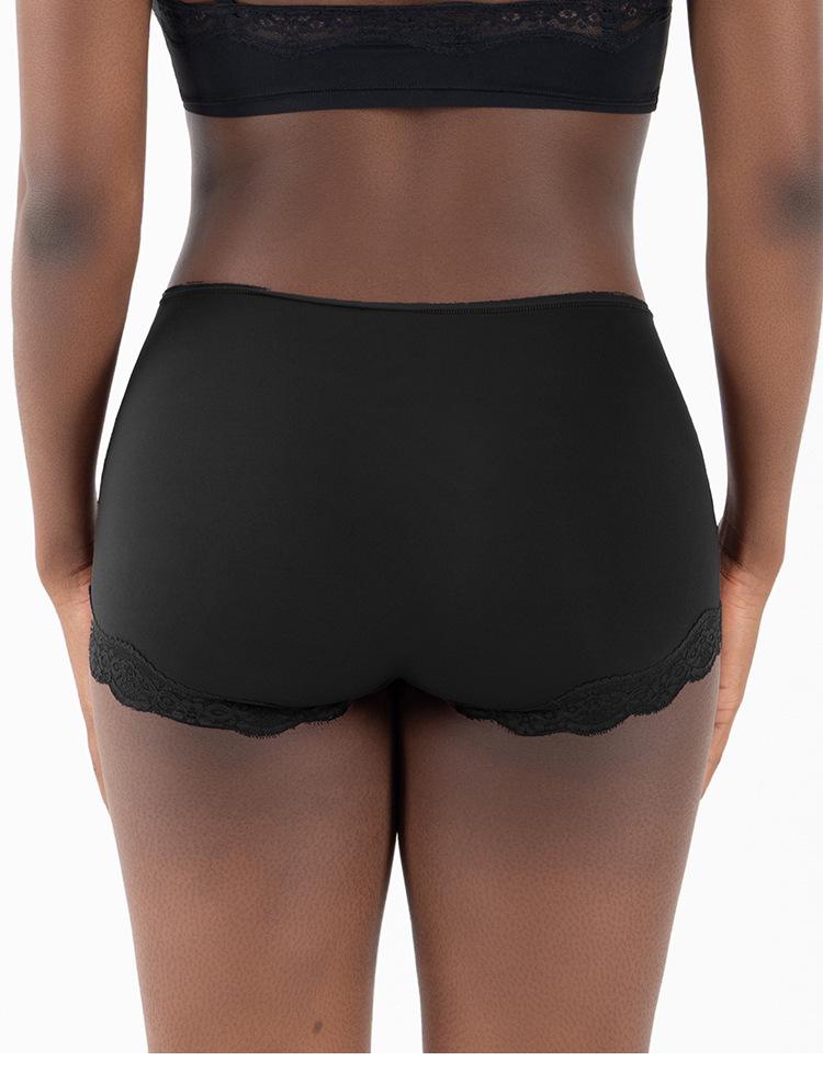 Женские кружевные трусики средней посадки - Сексуальные, с вырезами, высокоэластичные, удобные спортивные боксеры для йоги