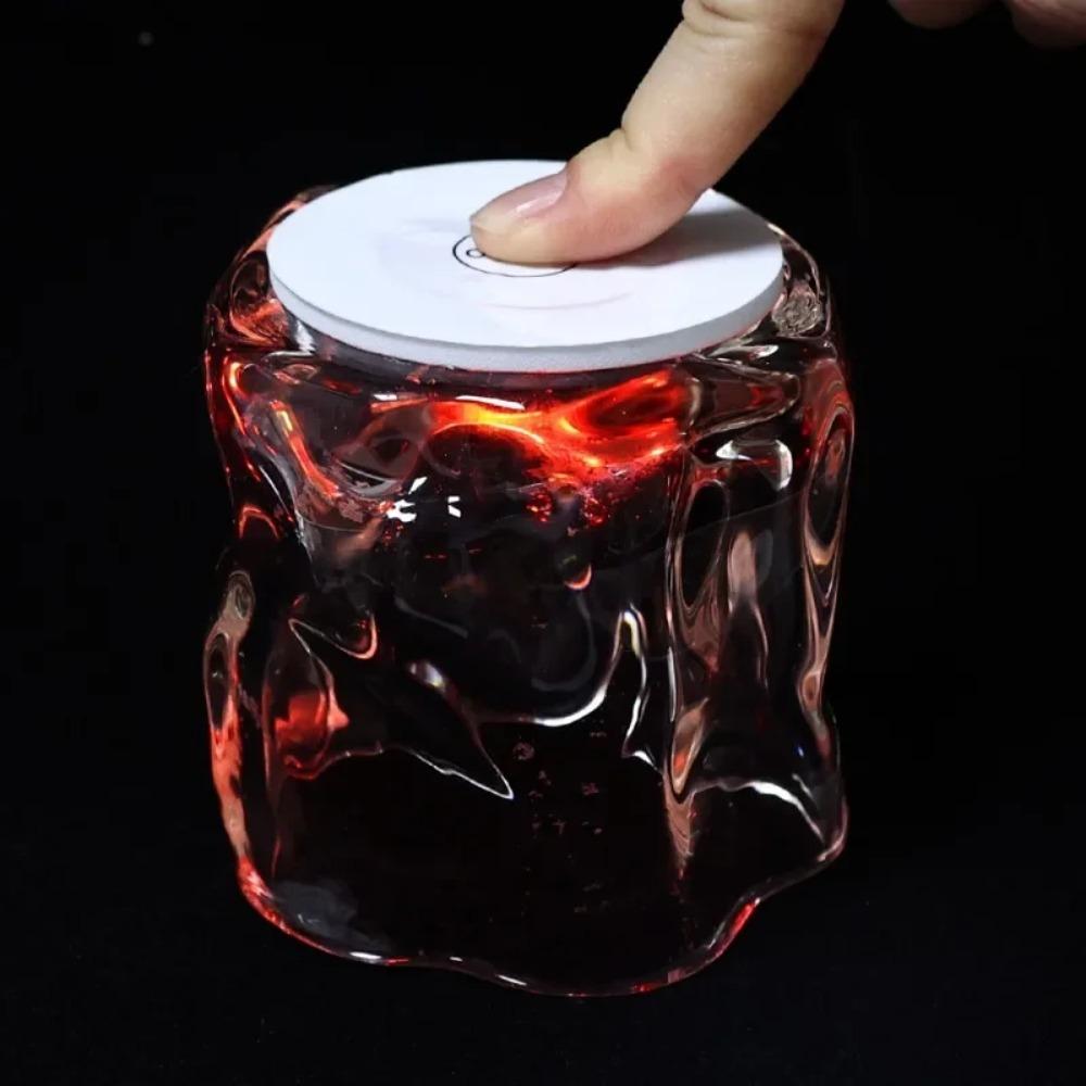 10 шт. Круглая светящаяся подставка на батарейках, светящаяся наклейка на чашку, светящаяся подставка под винную чашку, бутылка