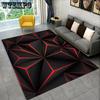 3D Visual Carpet Abstract Geometric Grid Living Room Decoration Carpet