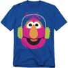 Sesame Street Unisex Adult Telly Monster Nutcracker Christmas T-Shirt