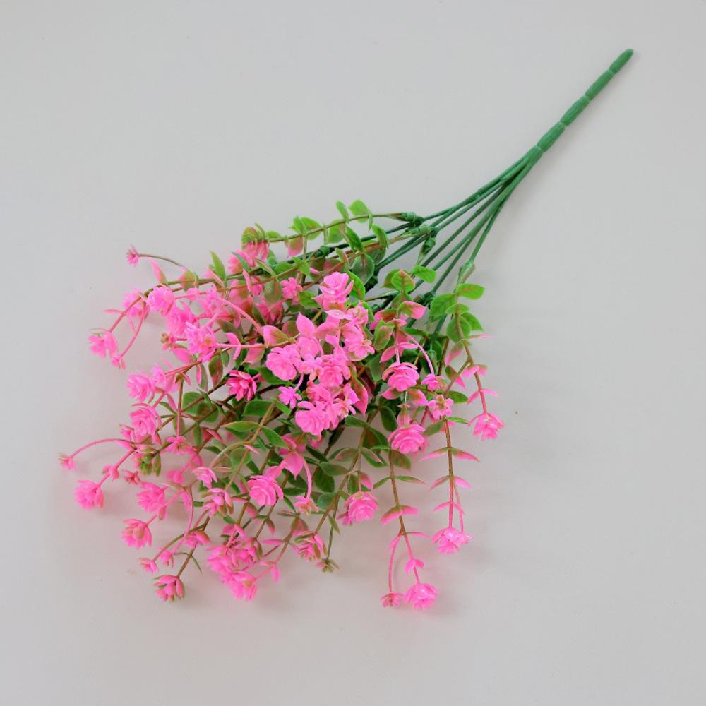 33cm Length Fake Eucalyptus Plant Plastic Eucalyptus Bouquet Interior Decor