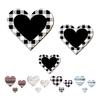 3 Pcs Wooden Heart Wall Decor Vintage Heart Shaped Wall Sign Rustic Hanging Love Plaque for Kitchen Bedroom Bathroom Living Room Farmhouse