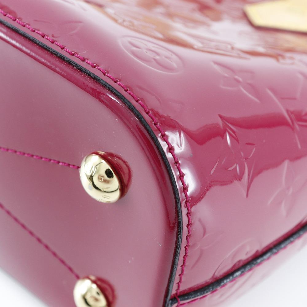 LOUIS VUITTON Montebello PM Handbag M90166 2WAYShoulder Rose Andian pink Monogram Vernis Women Used