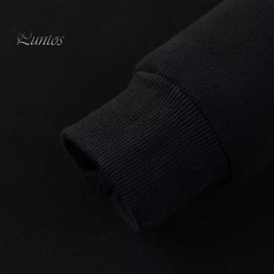 Winter Men Sweatshirt Thickened Plush Keep Warm O Neck Long Sleeves Elastic Cuff Plus Size Solid Color Bottoming Top Daily Wear Clothes