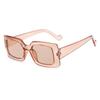 Trendy Large Rim Sunglasses Square New Street Snap Sunglasses Jelly Color Fashionable Sunglasses