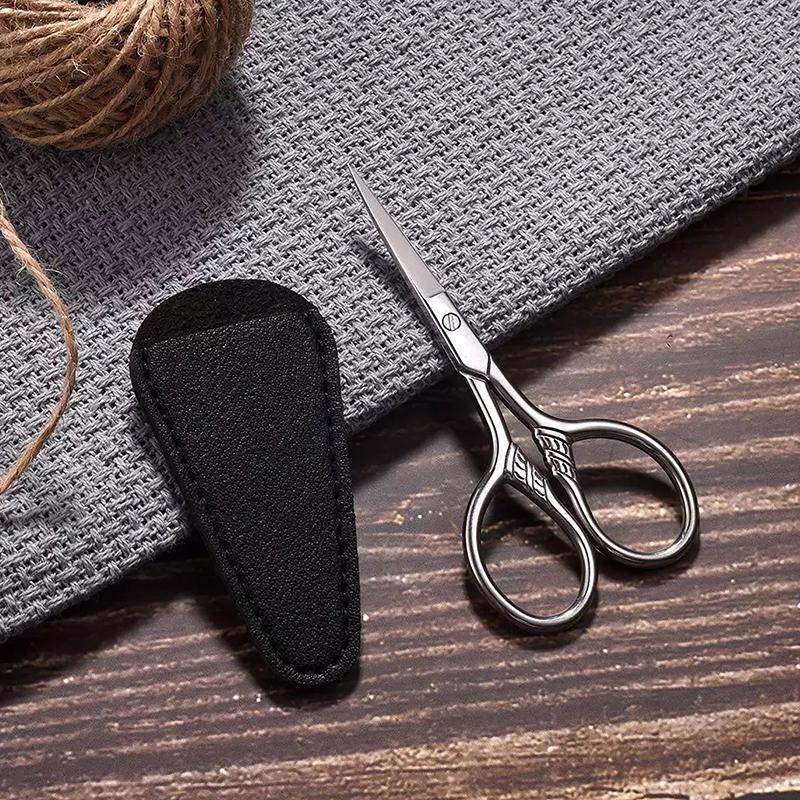 1Pcs Stainless Steel Small Makeup Grooming Scissors Eyebrows For Manicure Nail Cuticle Beard And Mustache Trimmer Nose Hair Tool
