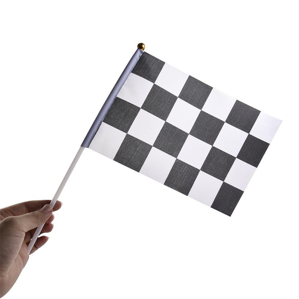 Cheer Race Flag Car Racing Racing Polyester Flags Waving Flags Racer Checkered Flags Check Flag