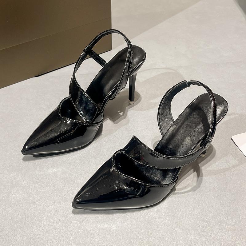 Женские туфли на высоком каблуке шпильки новая летняя юбка не устают ноги красные сексуальные профессиональные с острым носком большого размера сандалии