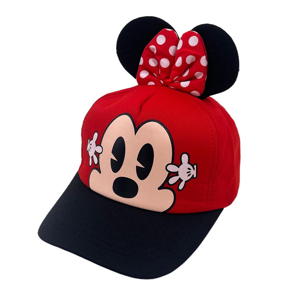 Mickey Mouse Duckbill Hat With Sunshade For Childrens Outdoor Activities And Casual Wear