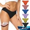 Women's Spring and Summer Sexy No Trace Ice Silk Four Layers of Waist Physiological Underwear