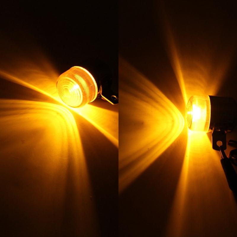 12V LED Turn Signal Kit Front Turn Signal Light Modified Amber Light LED Motorcycle Turn Signal Light