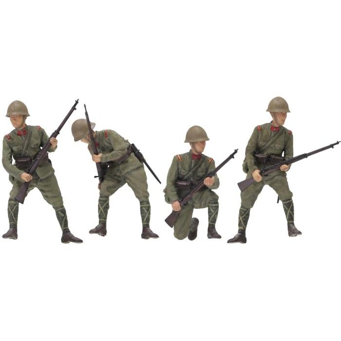 Fine Molds 1/35 Военная серия Армия Императорской Японии Пехота Квантунская армия 1939 Пластиковая модель MR11 Цвет литника