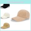 Stylish Winter Baseball Hat In Fleece Material For Ins Trend Outdoor Wear