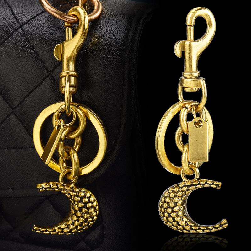 Exquisite Metal Letter Keychains For Women Y2K Bag Pendant Car Keyring Jewelry Gift Decoration Accessories