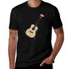 Christmas Guitar Player Xmas Musician Gift Idea T-Shirt Man T Shirt Cotton Anime Tshirt T-Shirt