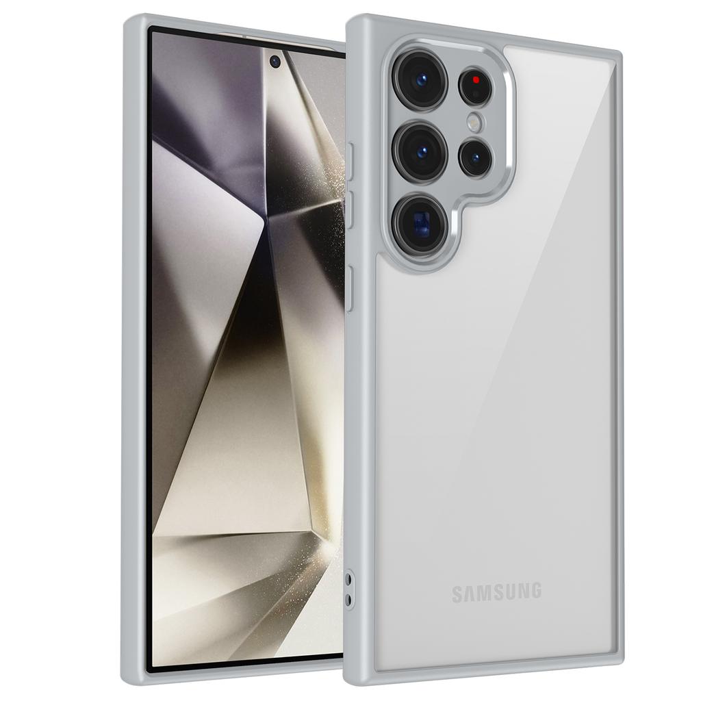 Чехол для Samsung Galaxy S22 Ultra 5G Матовый Skin Touch Прозрачный PC + TPU Ударопрочная задняя крышка телефона
